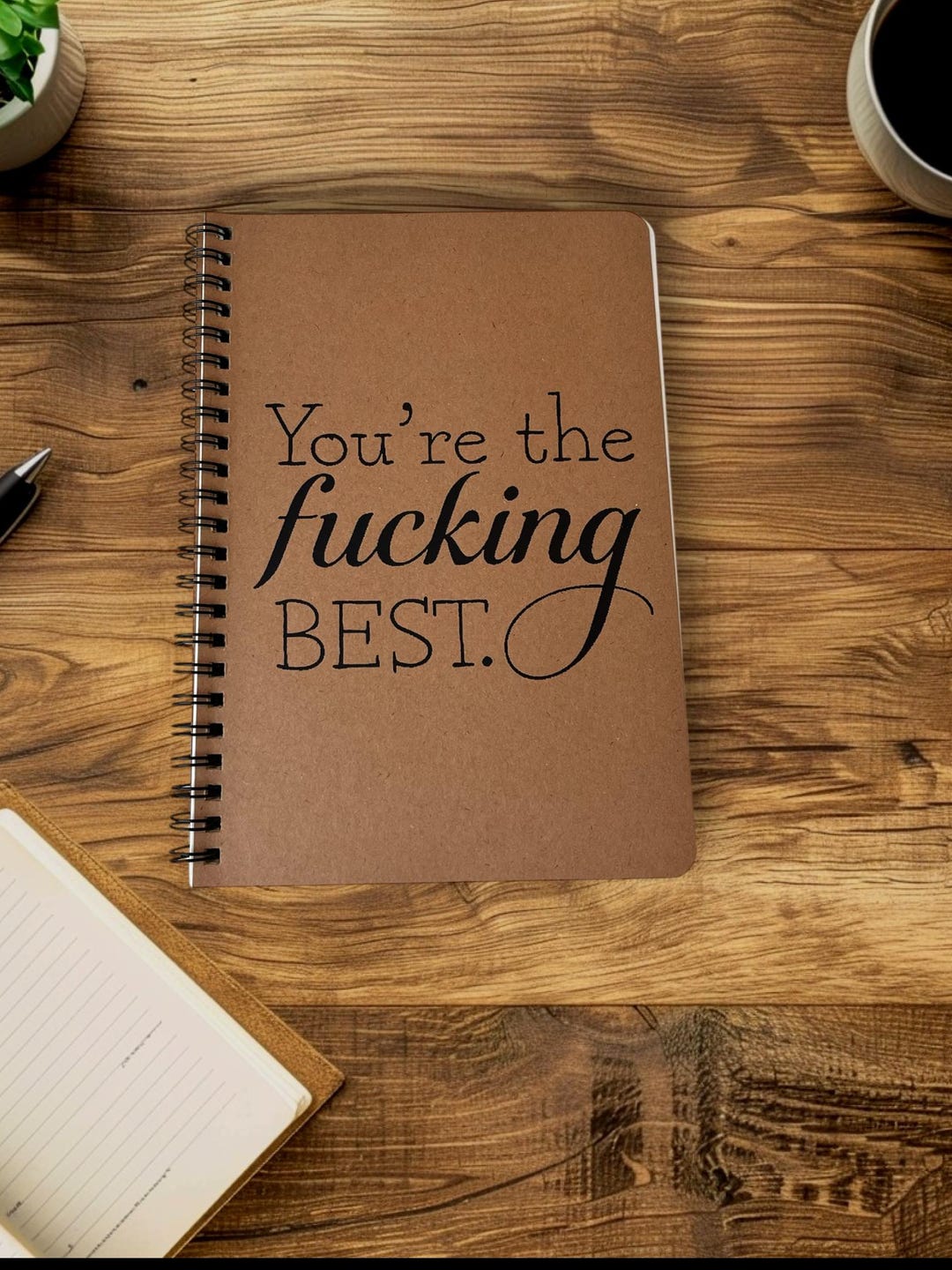 Snarky, Funny Blank Note Book/ Kraft Notebook / Journal - Etsy
