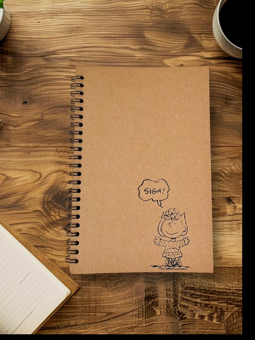 Sally/ Snoopy Charlie Brown / Peanuts /kraft Notebook / Journal / Blank ...