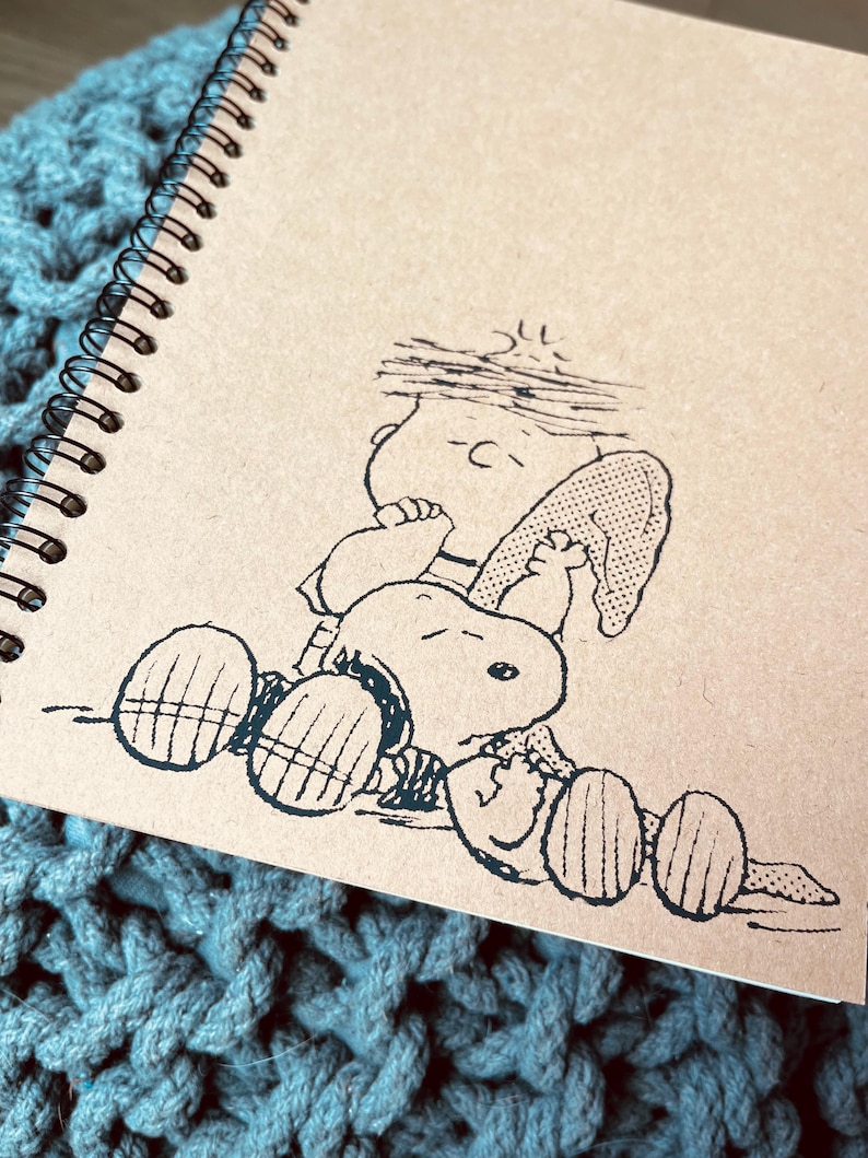 Linus / Snoopy Charlie Brown / Peanuts /kraft Notebook / Journal ...
