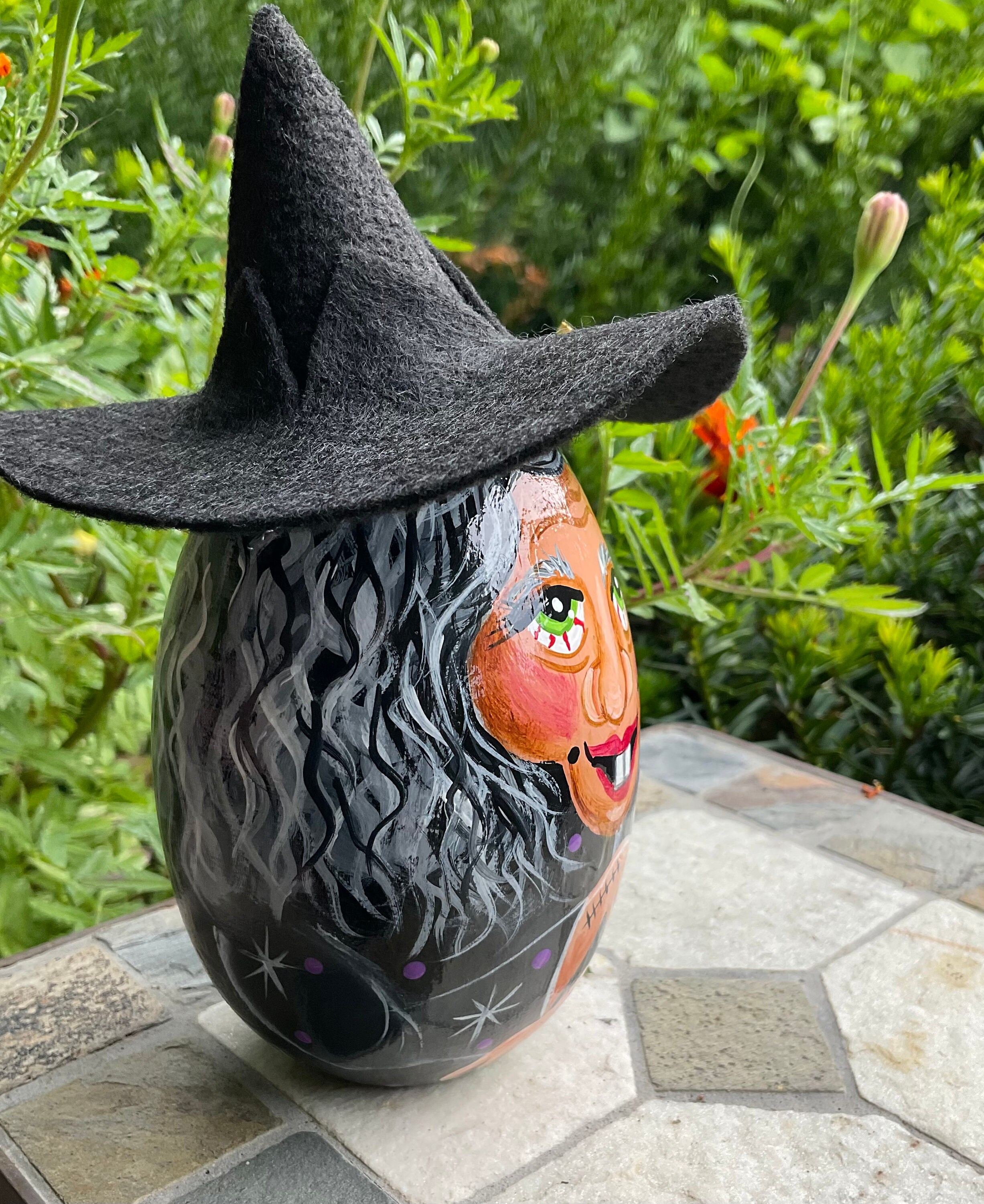 Spooky Gothic Coffin Egg Tray - Black Wooden Egg Holder For - View #6