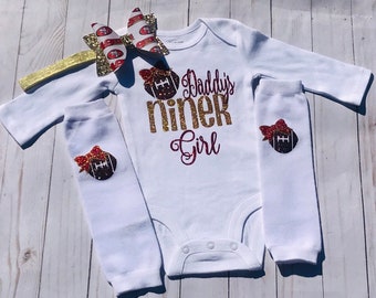 49ers baby girl outfit