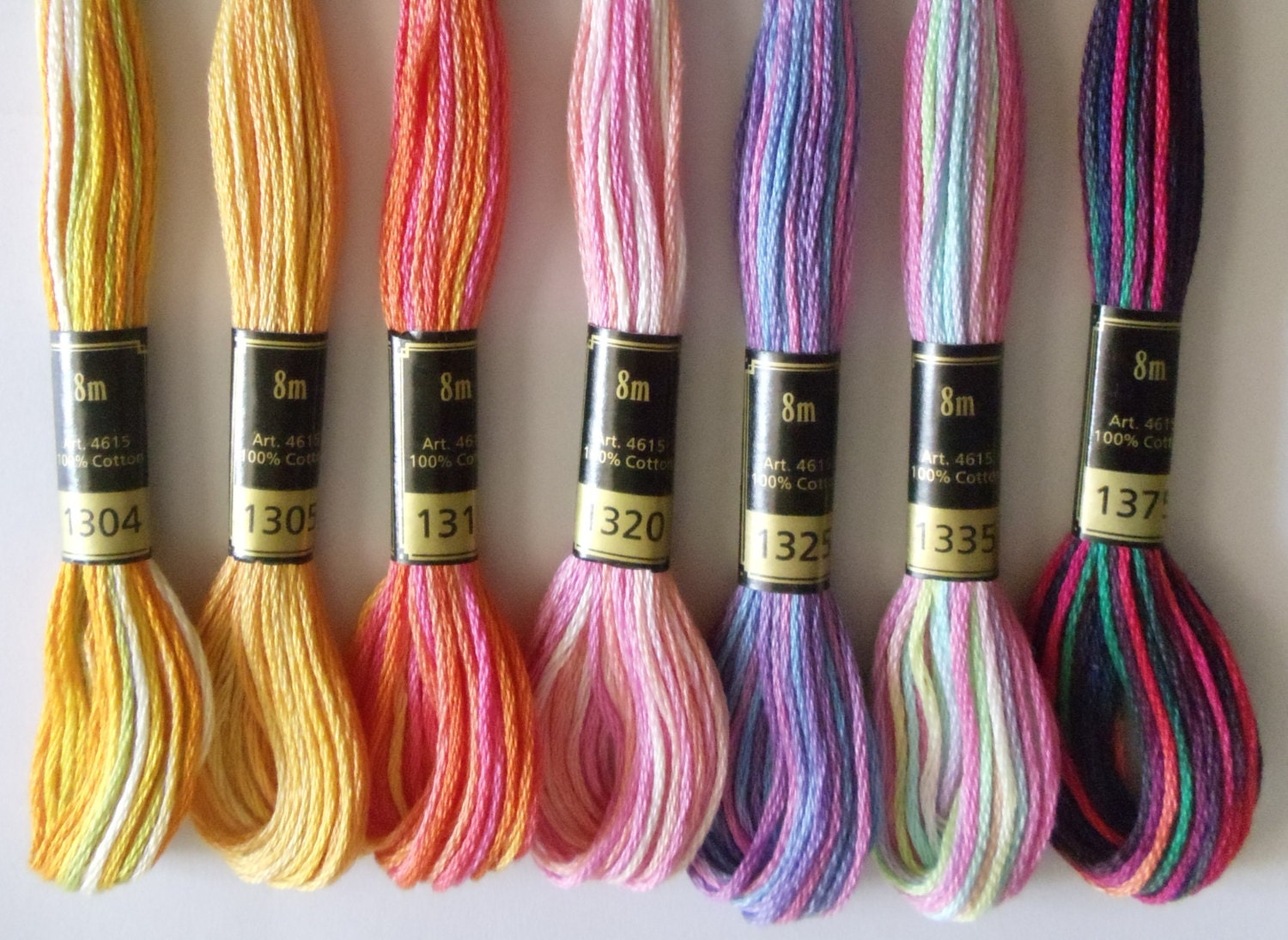 Anchor Embroidery Thread Multicolor 6 Strand Floss Skein 7 Etsy