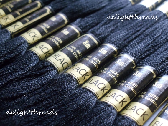 Black - Anchor Embroidery Thread at Rs 55.00, Embroidery Threads
