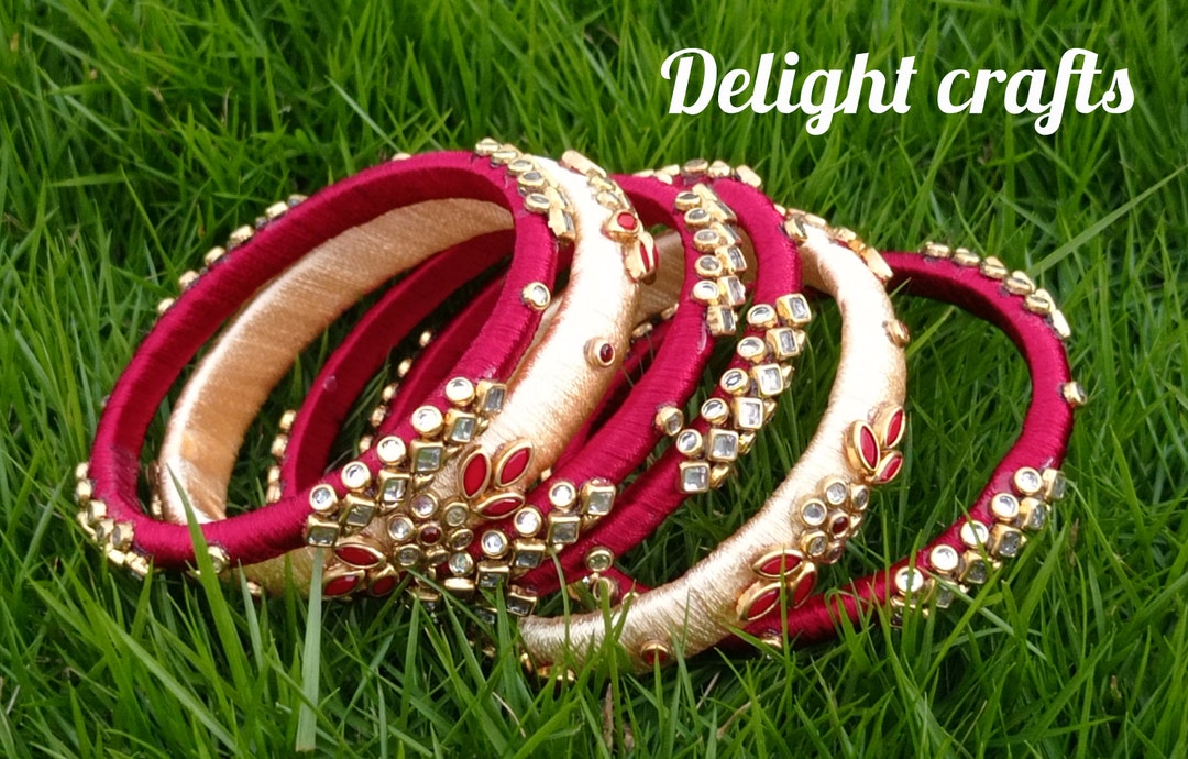 Thread cheap bangles design