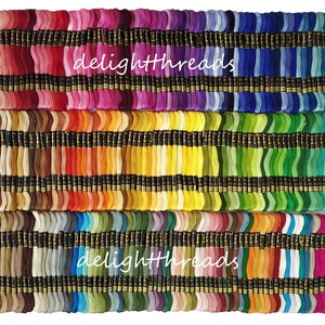 200 Anchor Embroidery Thread/Floss / Skeins in 200 Different Beautiful Colors Long Stitch cross stitch