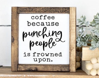 VinMea Rustic Wooden Sign - 'This Morning With Her Having Coffee' Johnny Cash Quote, 12x12 Inch Framed Wall Art - View #9