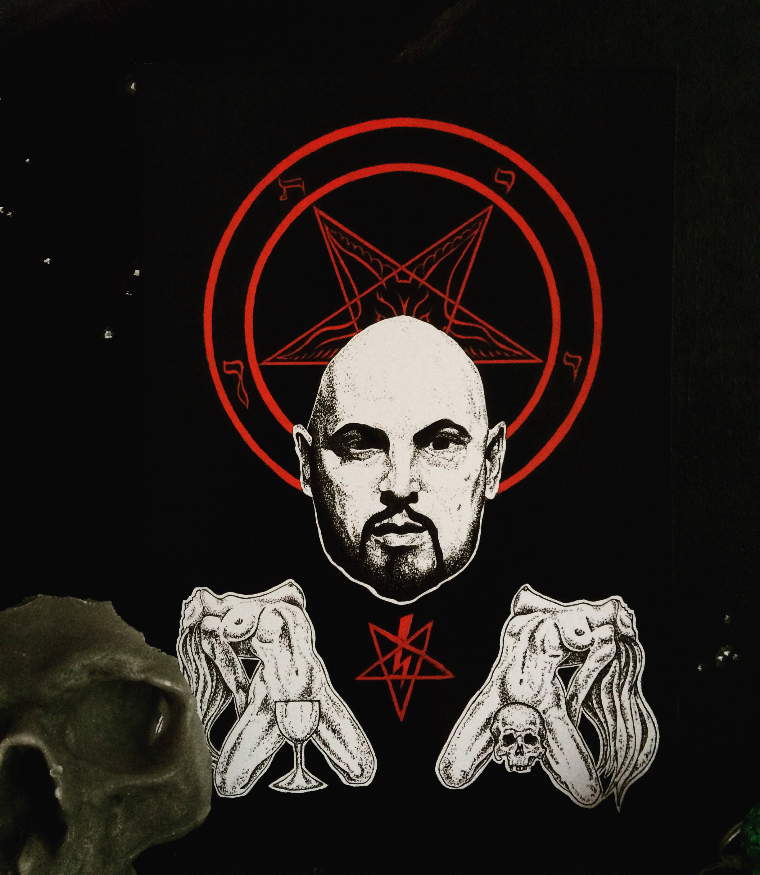 Anton Szandor LaVey A4 Print. | Etsy
