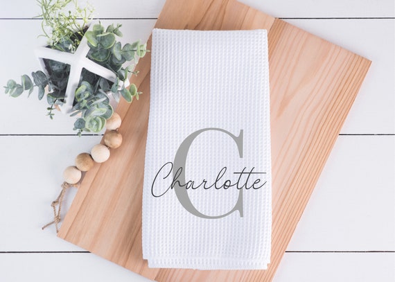 Personalized Kitchen Towel, Kitchen Decor, Tea Towel, Dish Towel