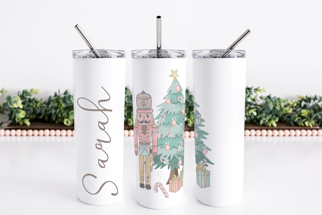 Personalized Nutcracker Christmas Tumbler, Holiday Gift, Custom