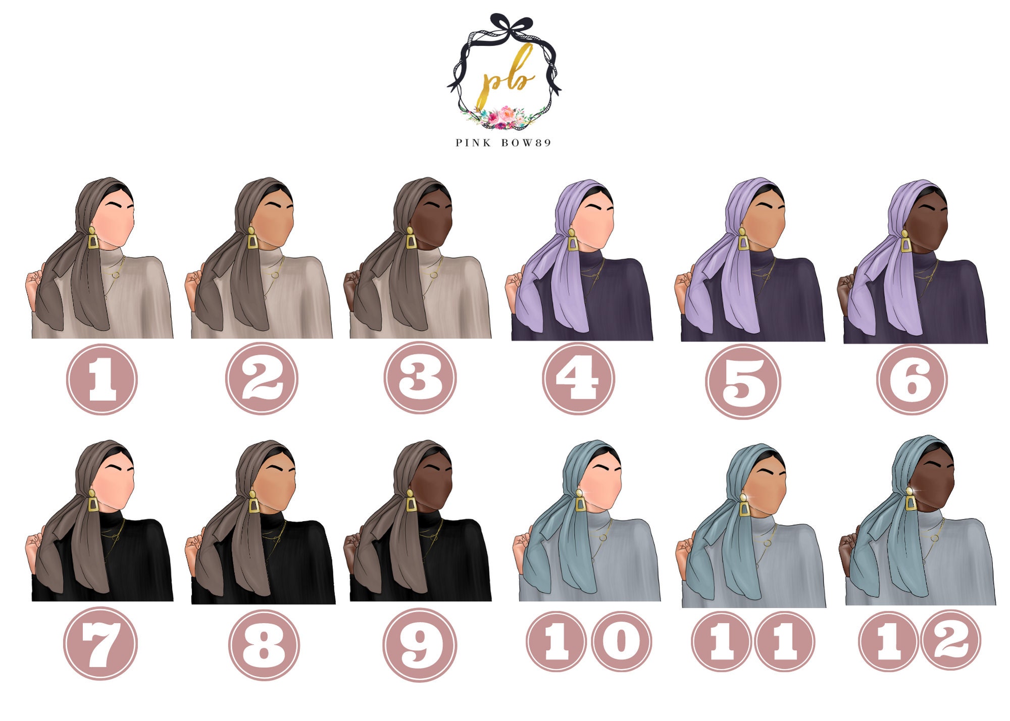 Personalized Hijabi Mug Hijab Girl Mug Muslim Girl Gift Etsy