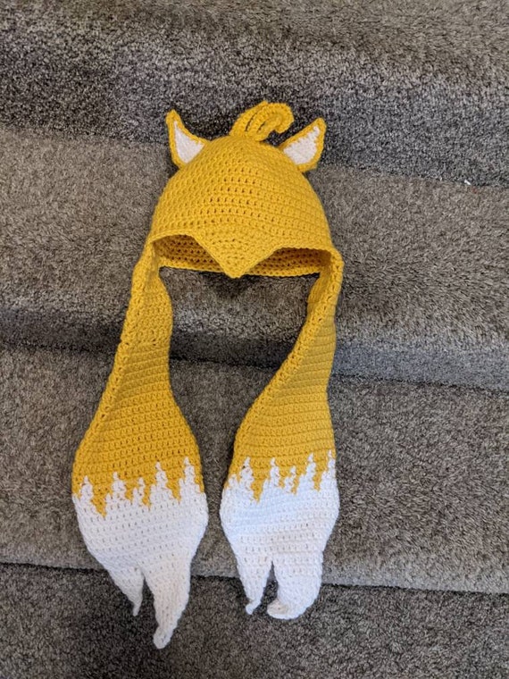 Crochet Tails Hat Sonic the Hedgehog 