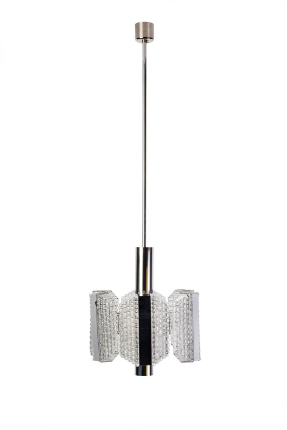 mid century drum chandelier