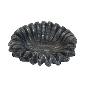 Decorative Vintage Black Marble flower bowl, fruit bowl, handcarved  antique black Cantina Bowl,  Natural Stone bowl, Decorative home decor