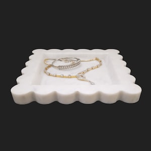 Marble Tray,  Decorative Tray, Marble Vanity Tray, Jewelry Tray,  Decorative Tray, Ottoman Tray, home decor Gift, marble home decor