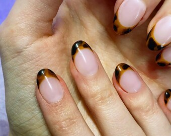 Tortoiseshell Nails Etsy