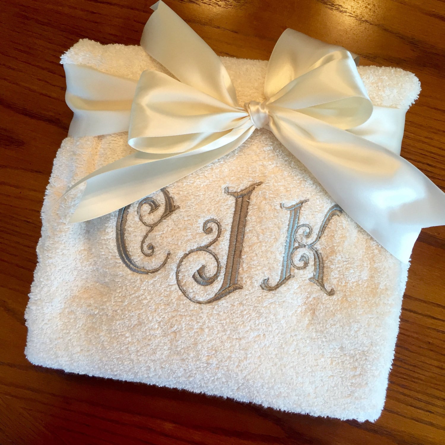 Personalized Bath Towel Set Etsy