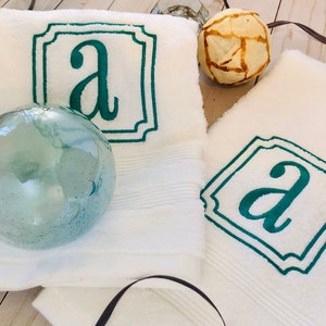 Personalized Terry Cloth Hand Towels (set of 2) - Etsy
