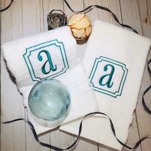 Personalized Terry Cloth Hand Towels (Set of 2)