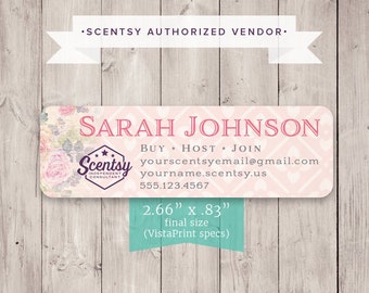 Scentsy sticker template