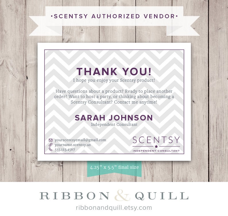 Printable Template Consultant Vistaprint Business Card Thank You Label Authorized Scentsy Vendor U22 Scentsy Business Bundle Paper Paper Party Supplies Dekorasyonu Net