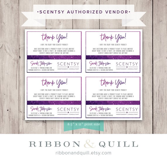 Note Cards Pdf Printable Template Authorized Scentsy Vendor Digital File Scentsy Thank You Card Rustic Rose Paper Party Supplies