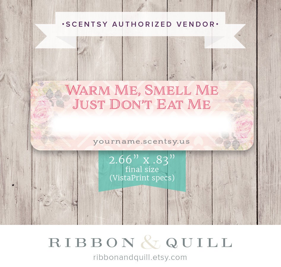 authorized scentsy vendor scentsy sample scent label