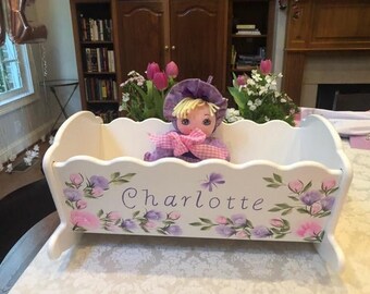 little colorado wooden doll cradle
