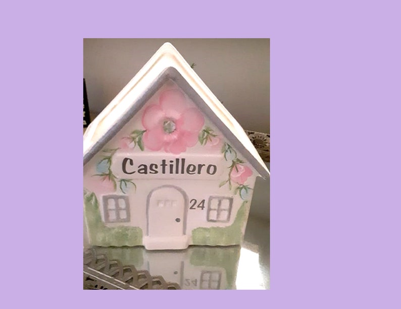 Ceramic Hand Painted Personalized House Mail Holder /napkin Etsy