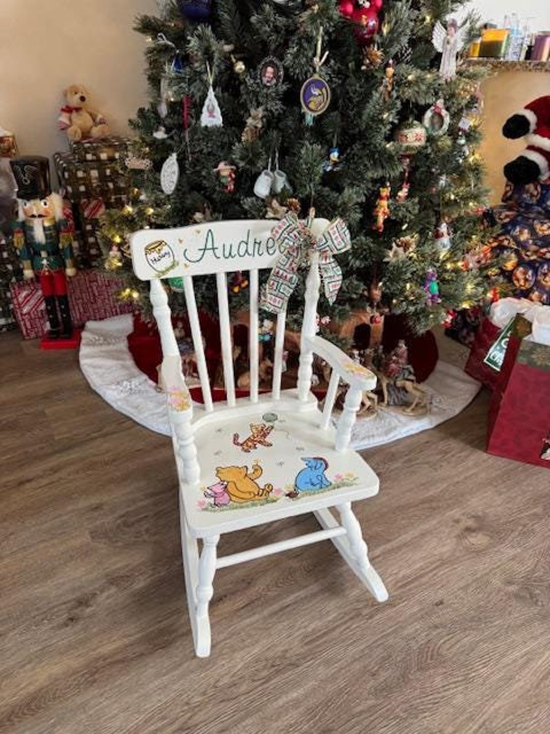 Spindle Wood Rocking Chair 