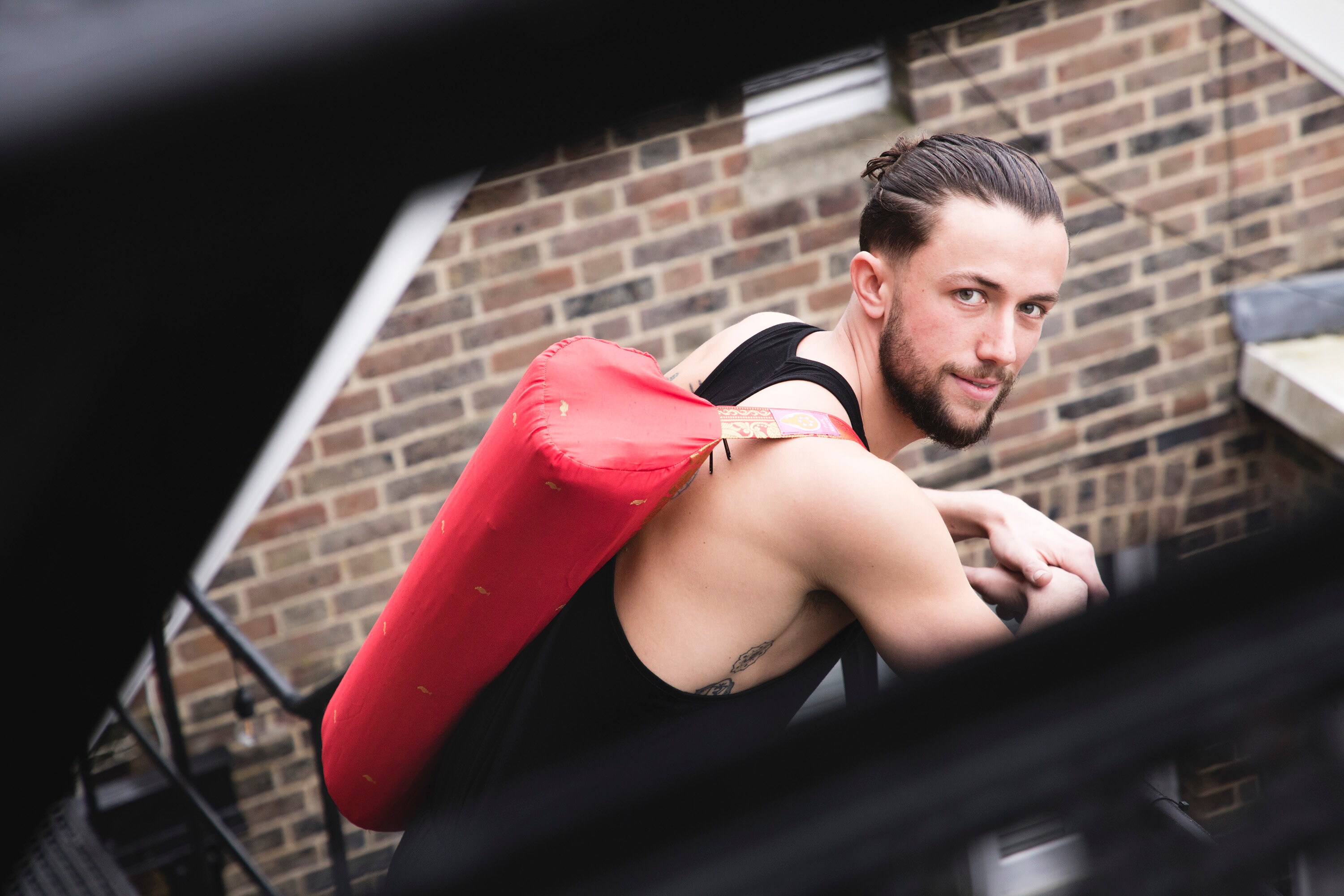 Sac de yoga coq rouge