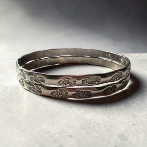 Mexican Taxco Silver Bangle - Etsy
