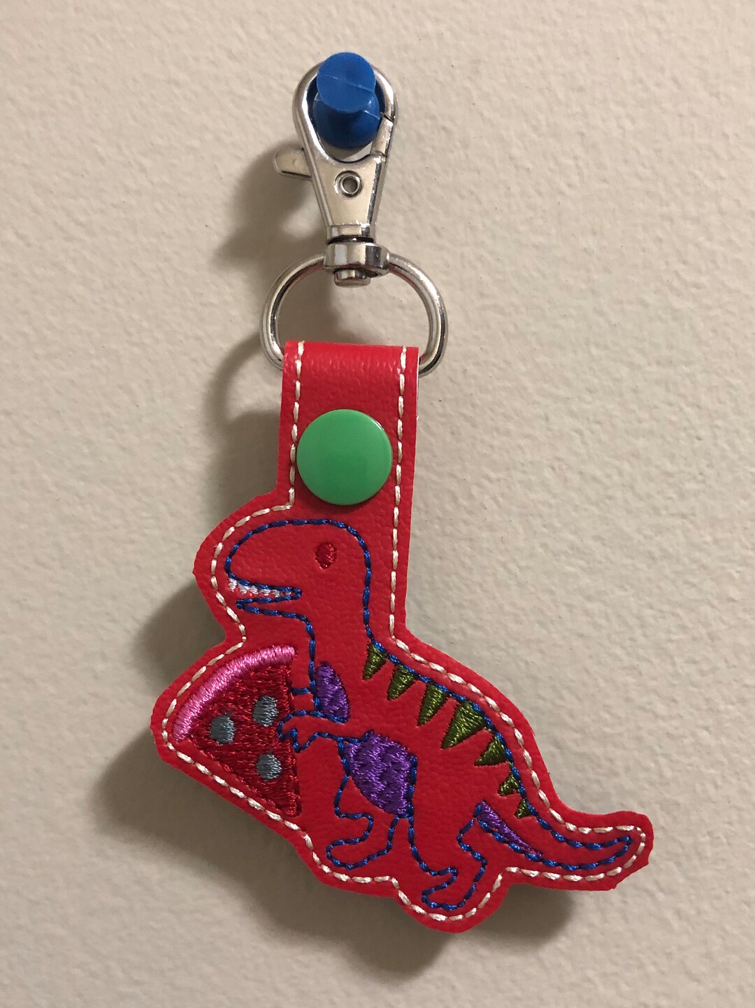 Lucas the Dinosaur Keychain Etsy