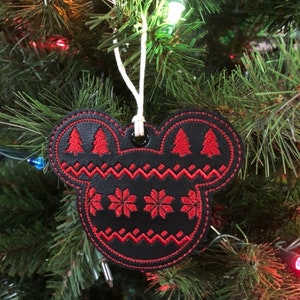 Mr Mouse Ugly Christmas Sweater Ornament