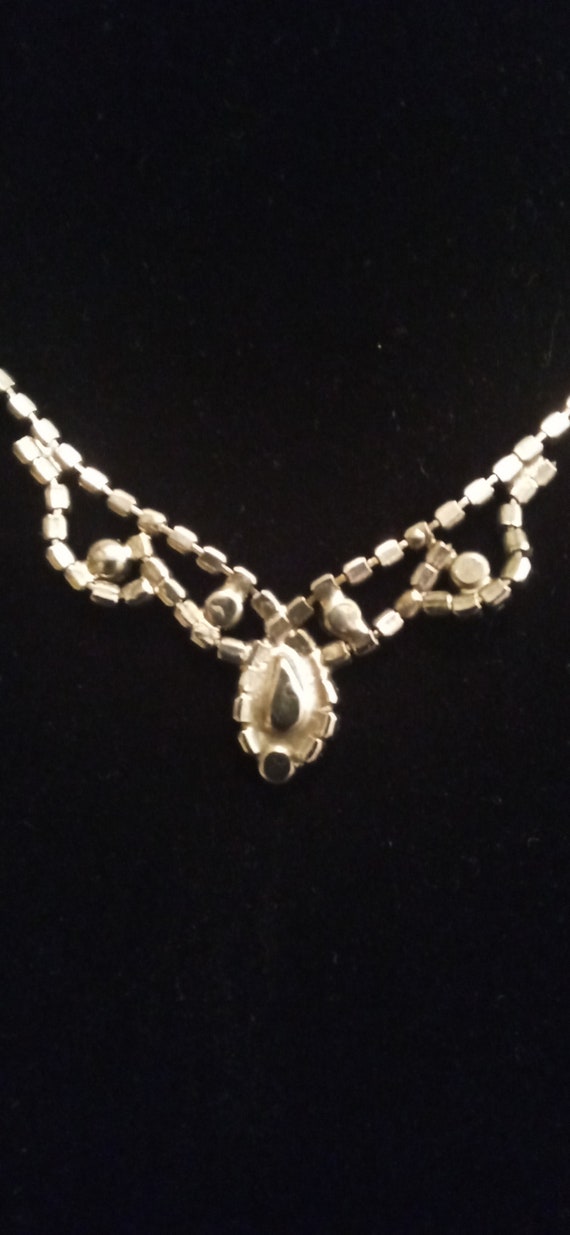 Vintage Rhinestone Necklace - image 5