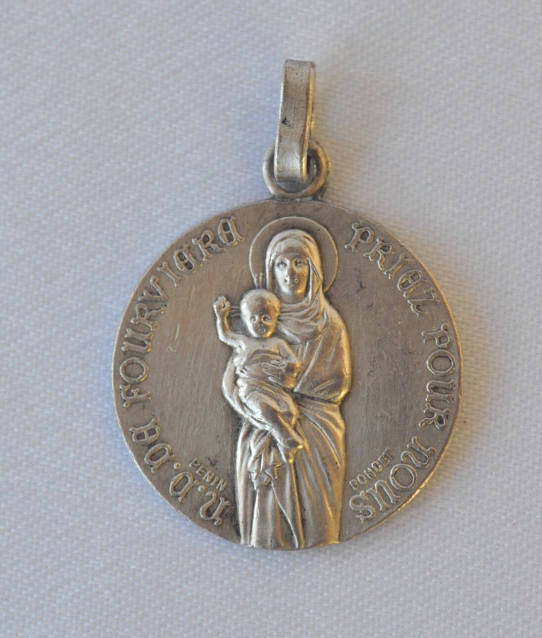 Médaille Notre-Dame de Fourvieres Lyon Par Penin Poncet