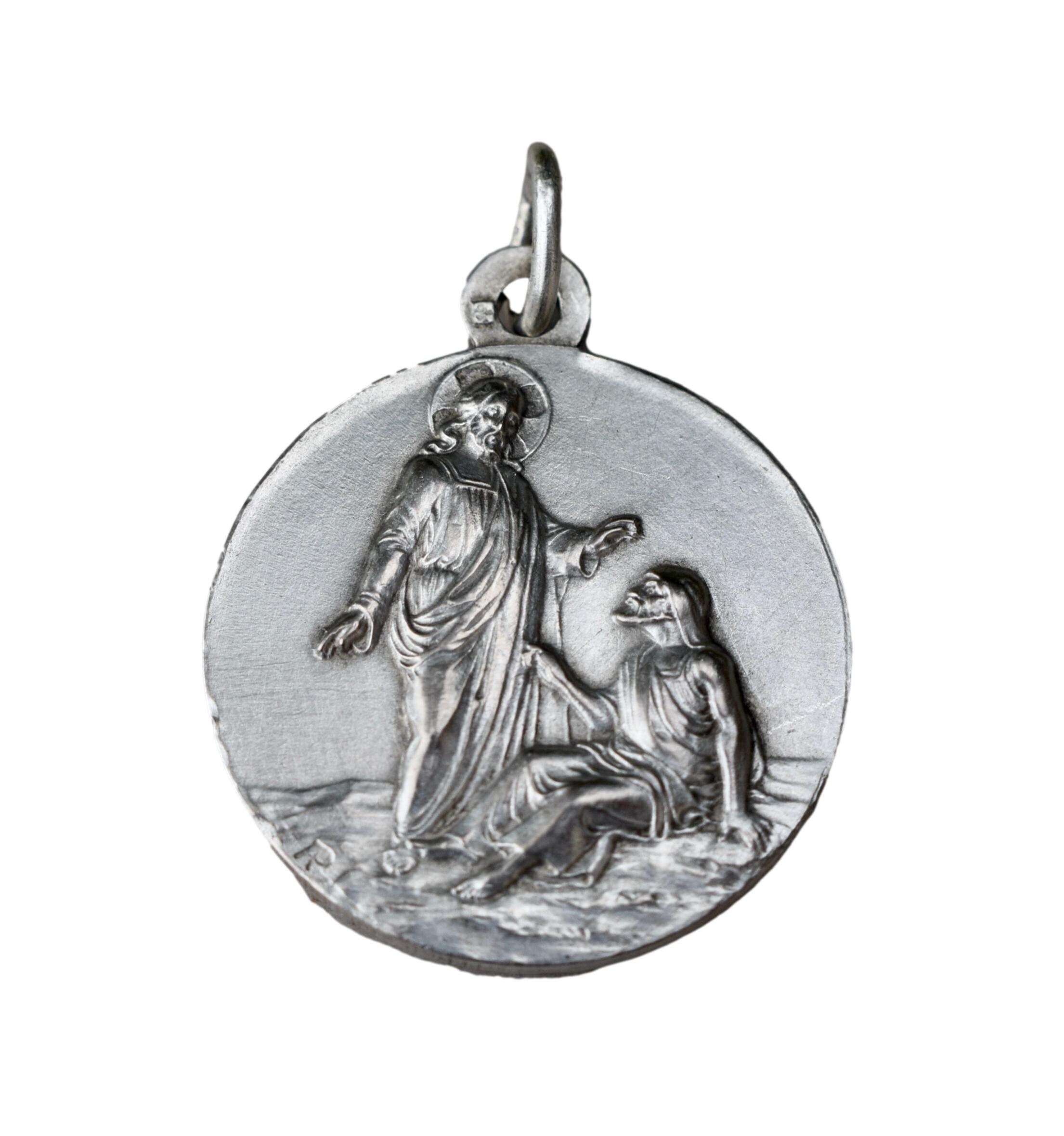 Jesus Jerusalem Bethesda Médaille Croix de Malte