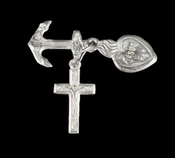 Charmes (breloques) Antiques En Or - Thème Foi, Espoir, Charité - Occasion - Royaume-Uni