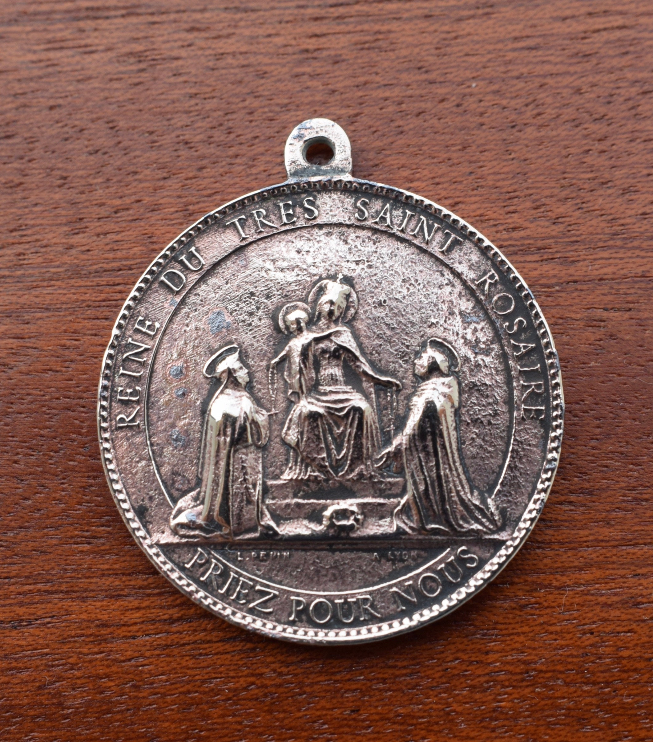 Saint Ann Français Grande Médaille Antique Par Ludovic Penin