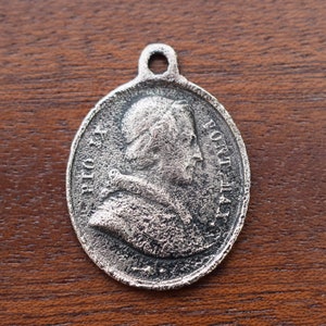 Pie IX, Saint Peter & Saint Paul Medal, Antique Religious Medal 19th Century