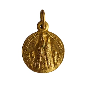 Our Lady of Fourvieres  Virgin Mary Medal