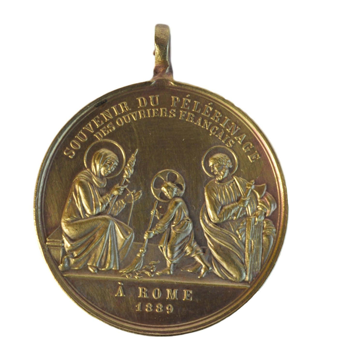 Souvenir Du Pèlerinage Des Roms Français Travailleurs Léon Xiii 1889