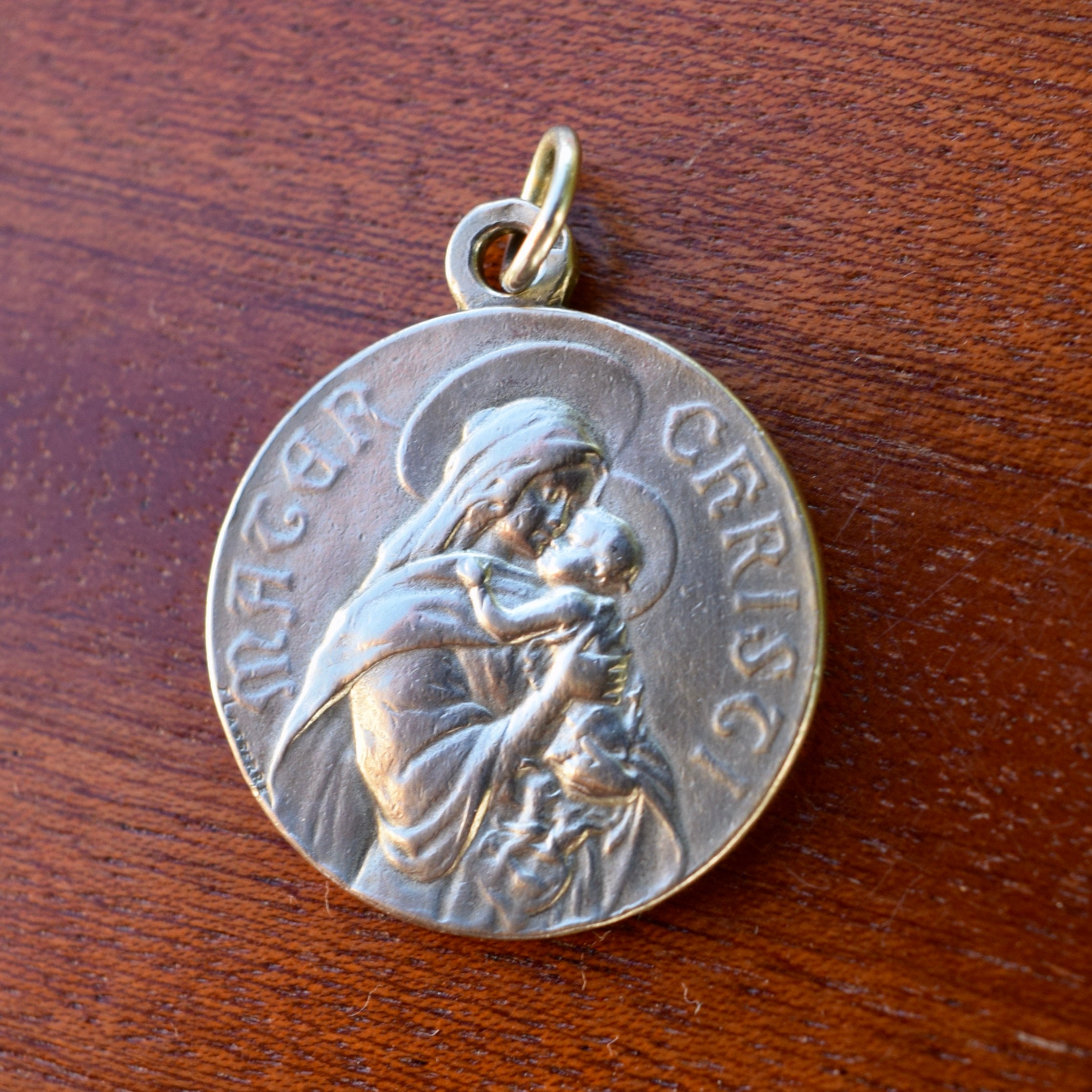 Médaille de L'enfant Notre-Dame-Vierge Marie et Jésus Par Lasserre