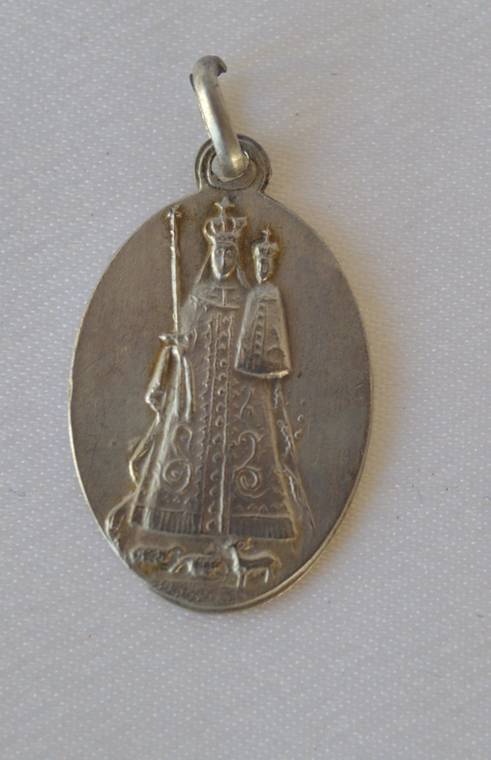 Notre Dame de Brebieres Médaille - Religieuse en Français Authentique Pendentif Charm Vierge Marie C