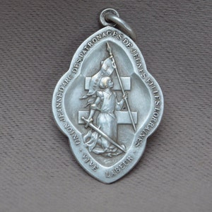 Saint Joan of Arc Rare MELLERIO DITS MELLER Medal Pendant Lorraine ...