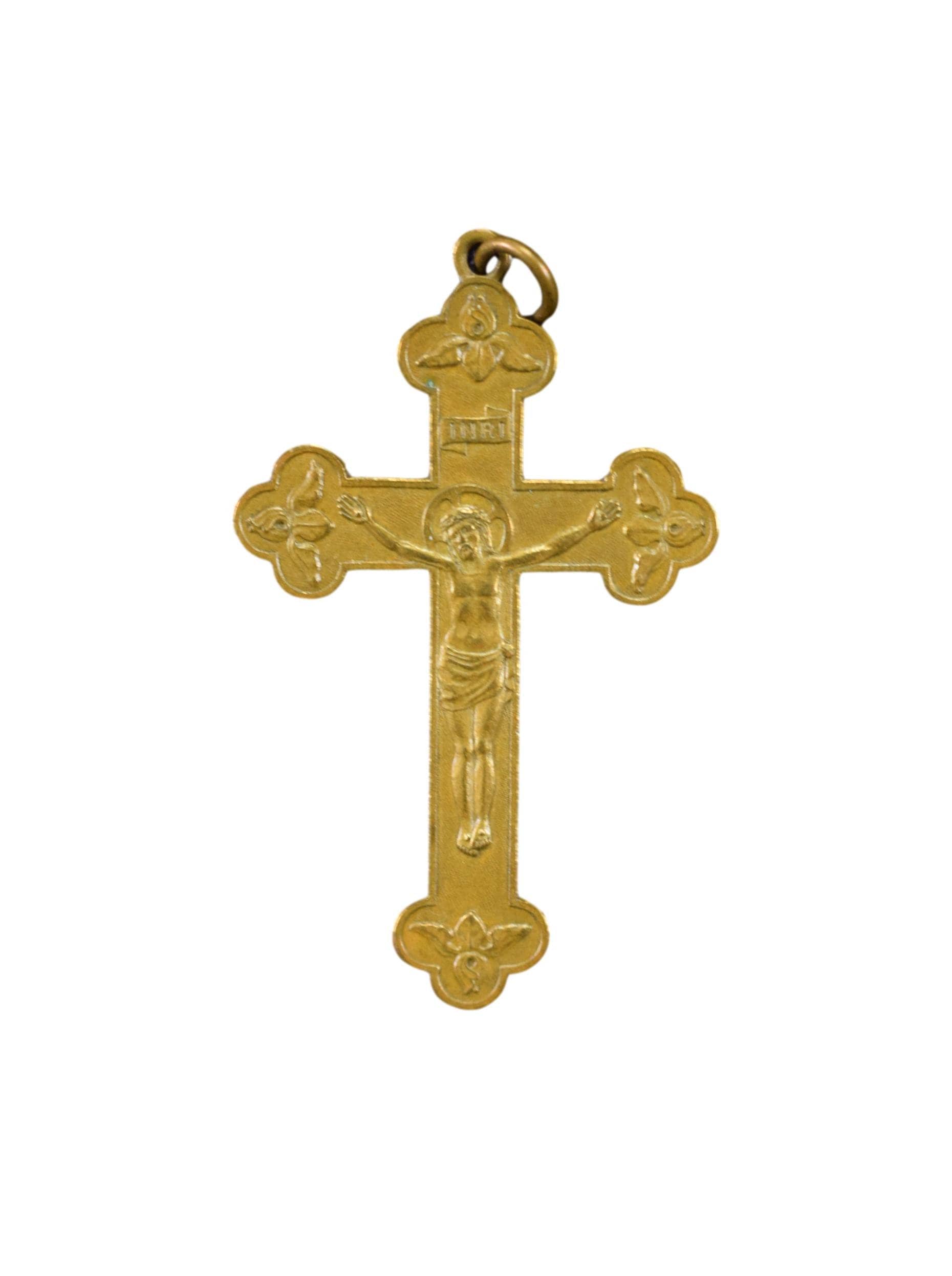 Mémoire de Mission Médaille Croix Crucifix Jésus-Christ