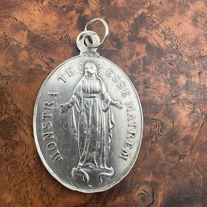 French Miraculous Sterling Silver Medal 1906