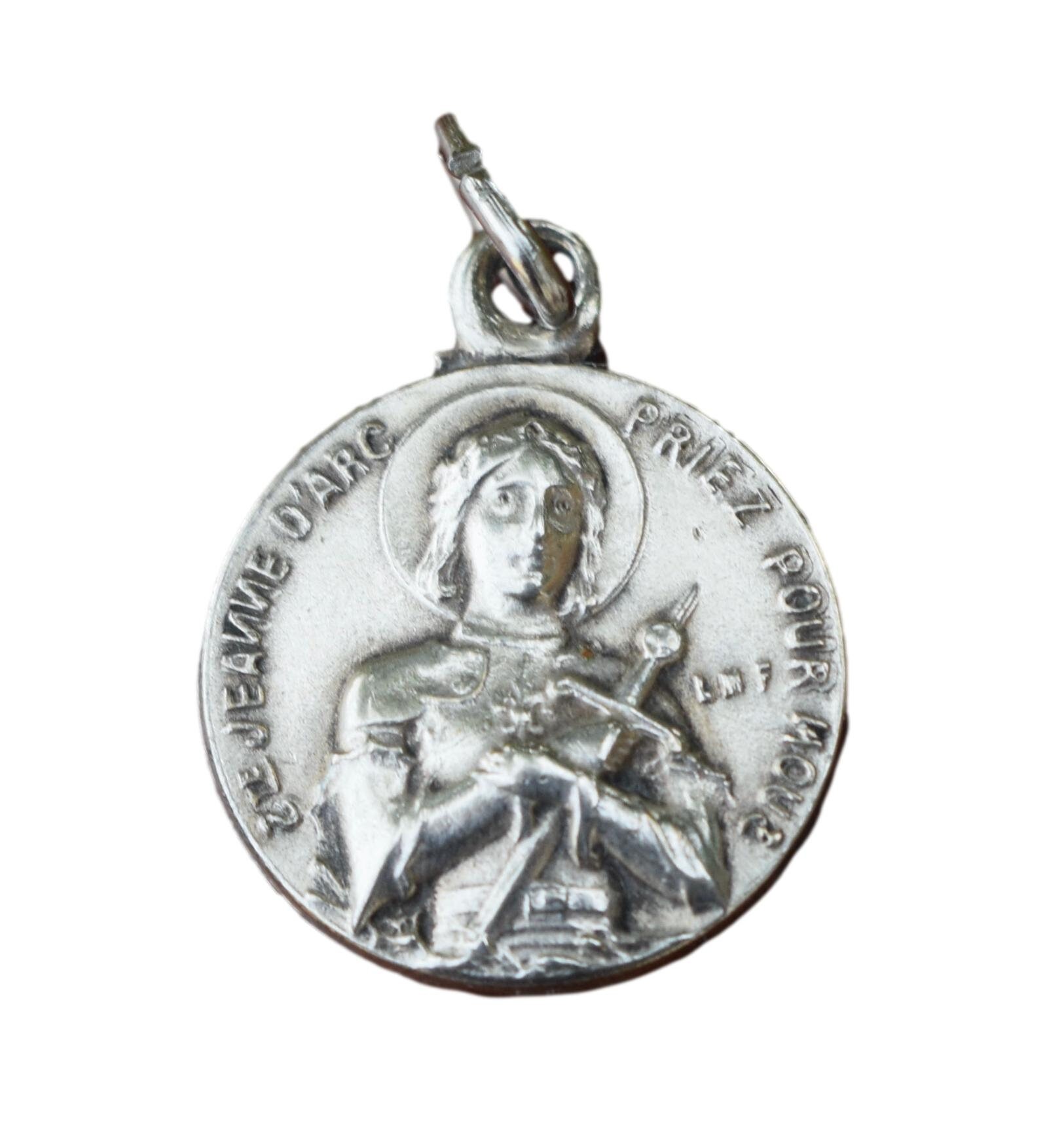 Médaille Sainte Jeanne d'arc Croix de Lorraine