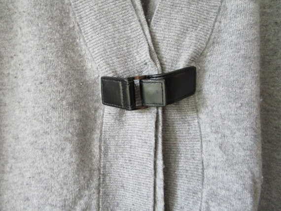 Y2K Vintage Grey Vest Women Wool Blend Sweater Ve… - image 5