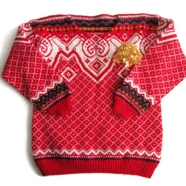 YOURS Plus Size Red Knitted Jumper | Yours Clothing