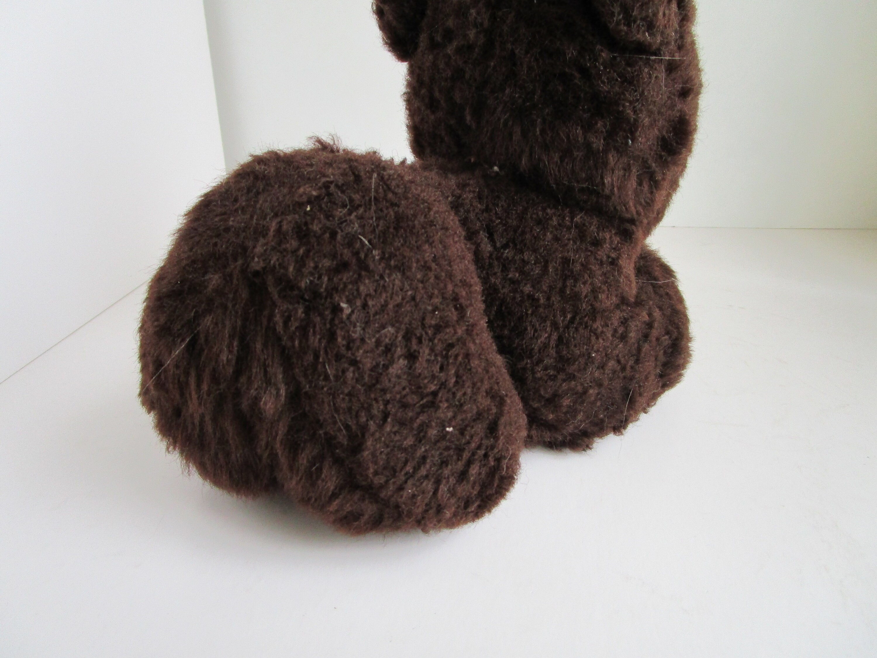 ヴィンテージの 70 年代のテディベア。クマのぬいぐるみ